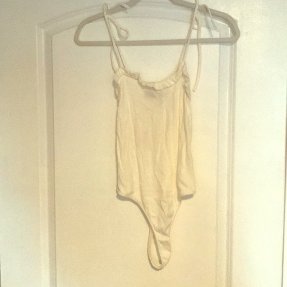 charlie moss Tops - Cream Bodysuit